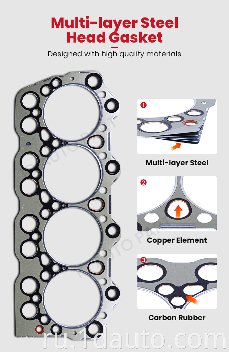 Auto Parts Full Gasket MITSUBISHI 4D35